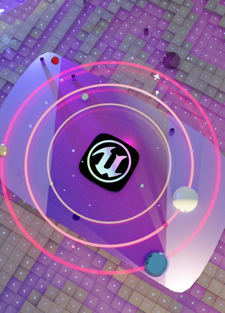 Unreal Engine 介紹 a computer generated image of a circular object